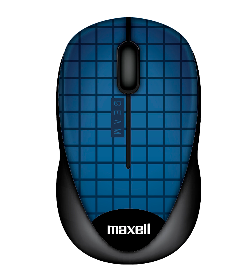 Maxell mouse optico inalambrico mowl-250 trace azul 347960