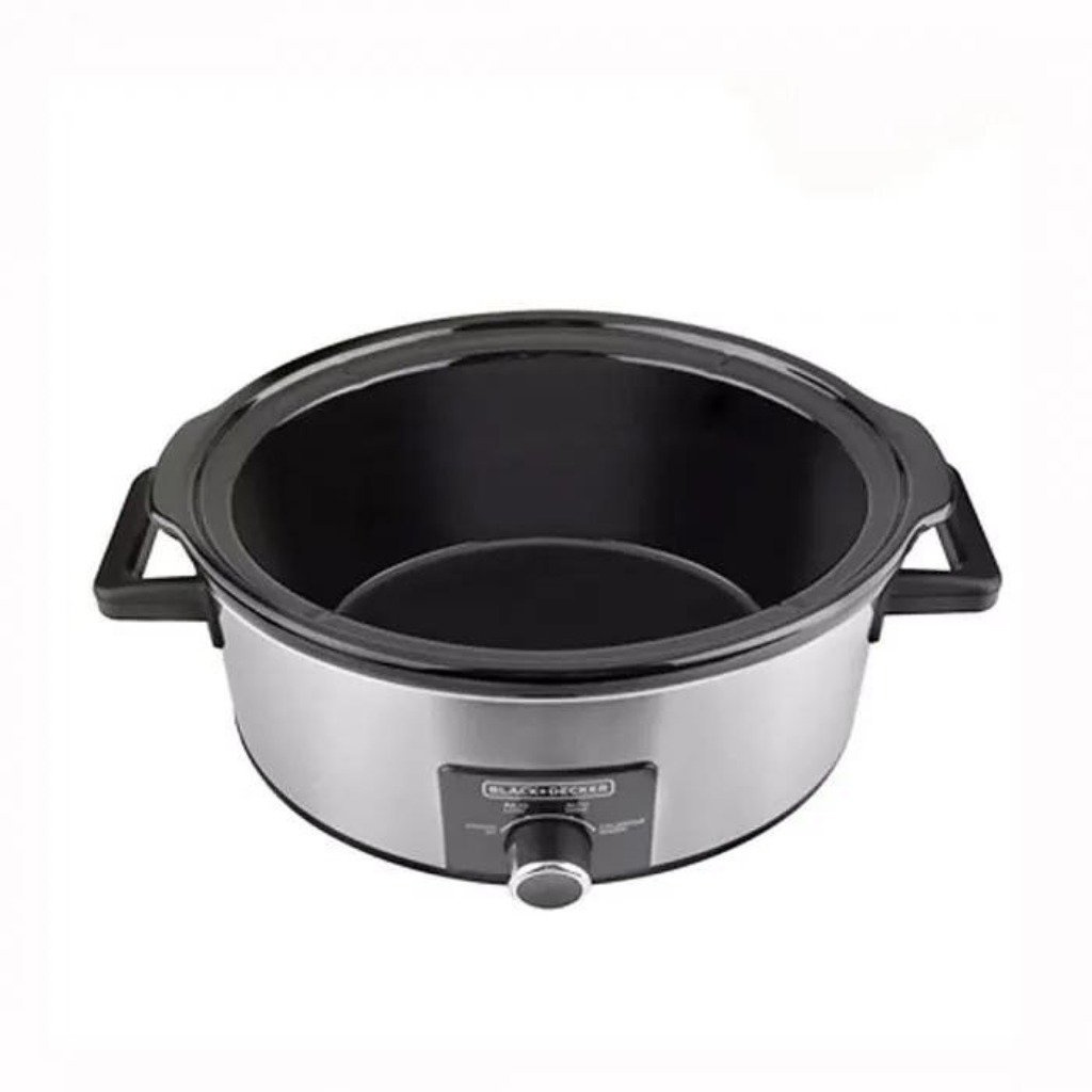 Black + Decker olla de coccion lenta 6.7l inox SC2007S