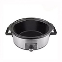 Black + Decker olla de coccion lenta 6.7l inox SC2007S