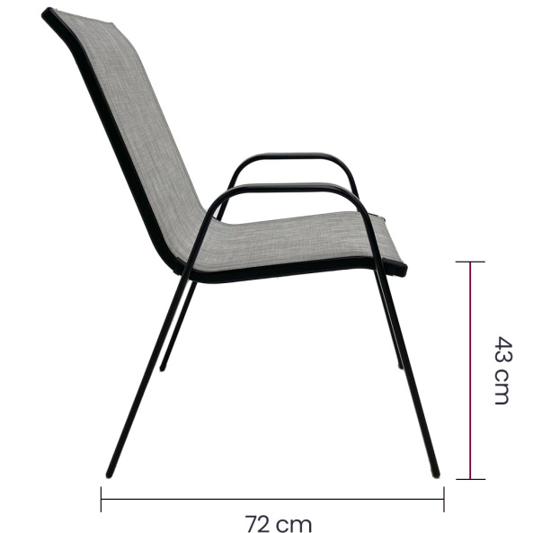 Silla de Metal para Exteriores