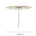 Sombrilla Beige