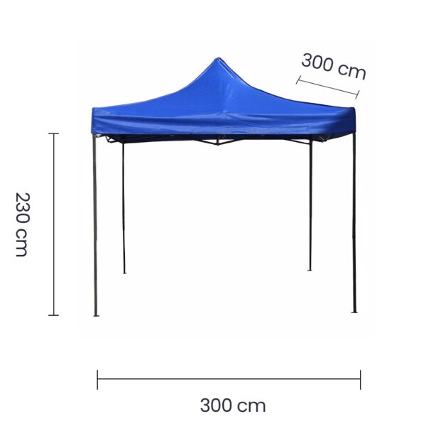 Toldo Plegable Azul