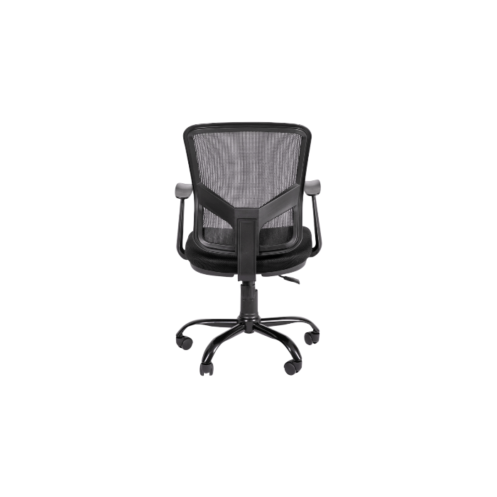 Silla de oficina secretarial con brazo y respaldo en malla