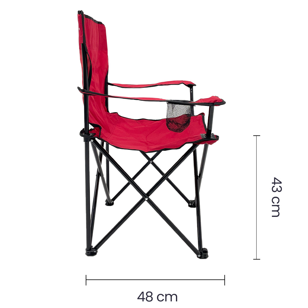 Silla Plegable Roja