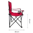 Silla Plegable Roja