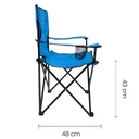 Silla Plegable Azul