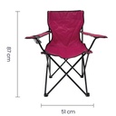 Silla Plegable Morada