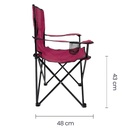 Silla Plegable Morada