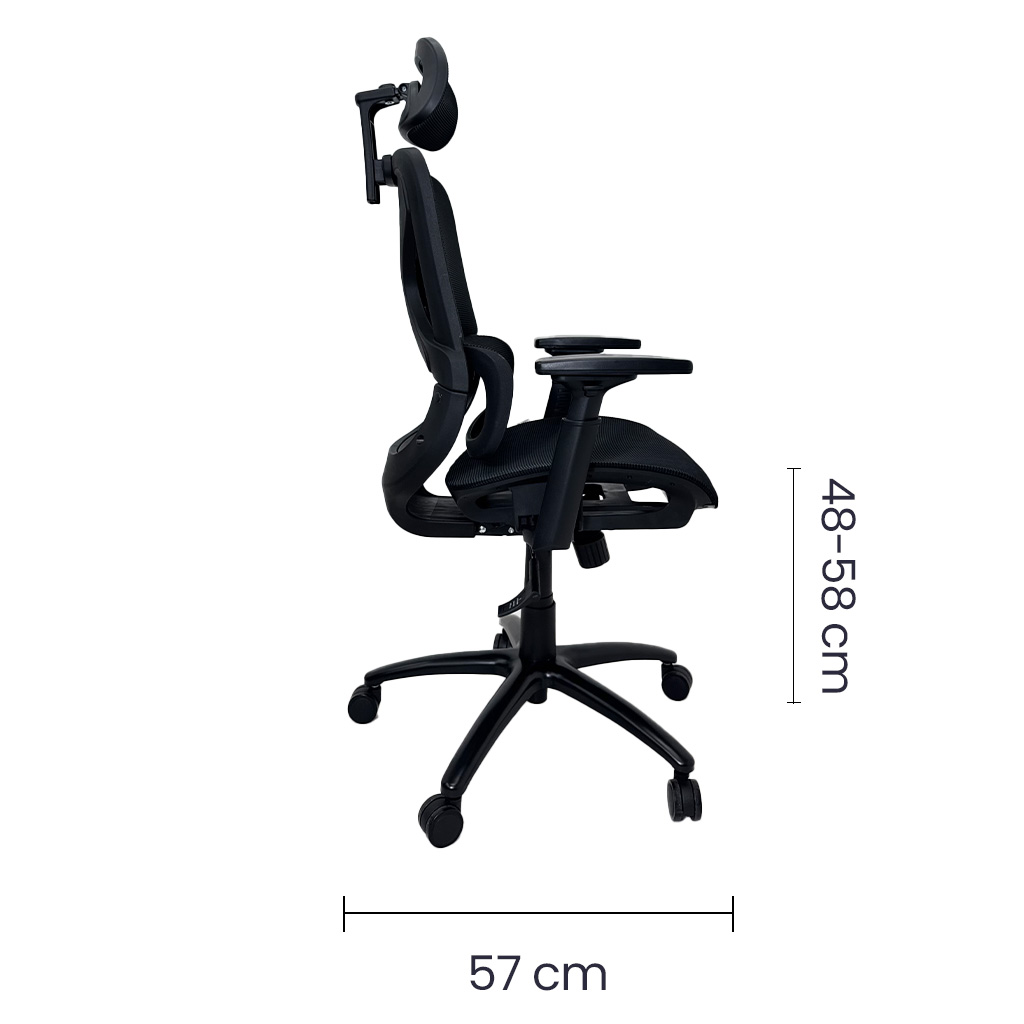 Silla Ejecutiva Malla Negra