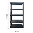 Estante de metal ajustable