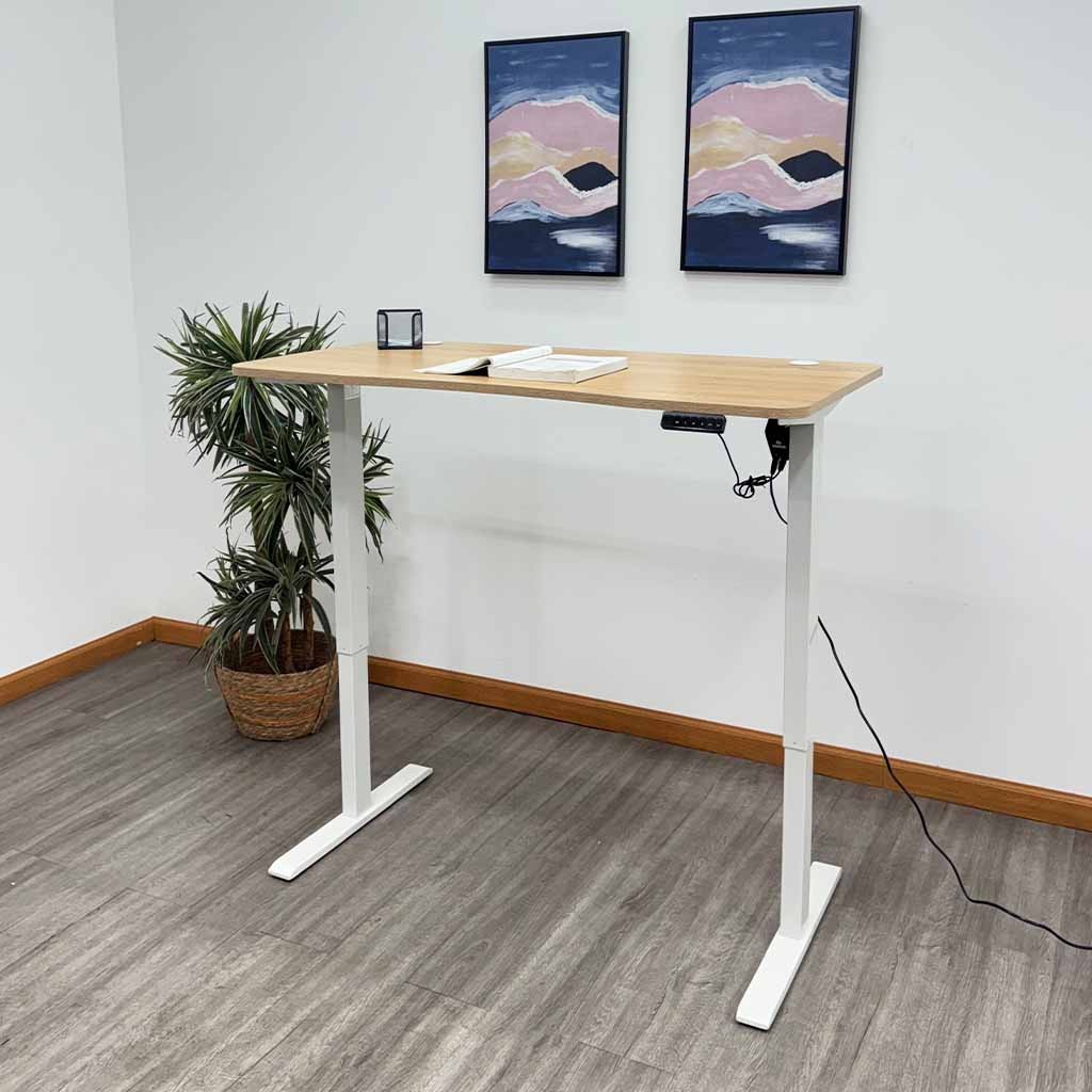 Escritorio altura ajustable blanco