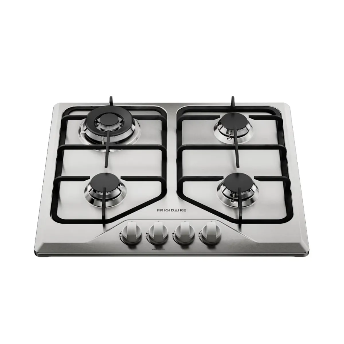 Frigidaire Plantilla De gas empotrable de 24" vidrio 4 quemadores Acero inoxidable FTGY24R0EMS - 1