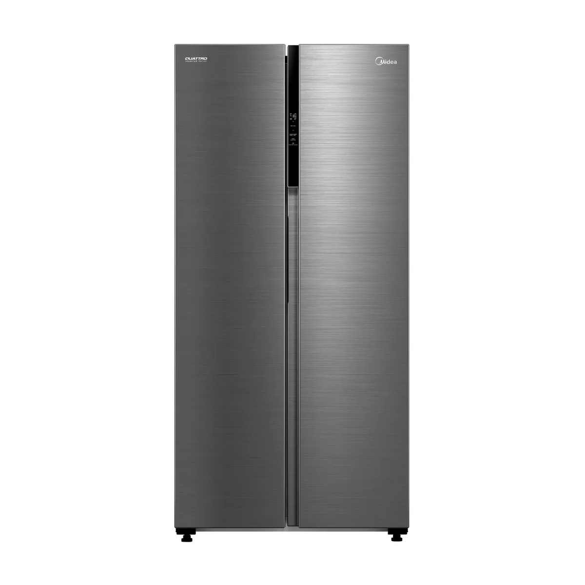 Midea refrigerador 16 pc color acero side by side inverter MDRS619FGM46 - 1