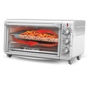 Black + Decker Horno con Freidora de Aire 8 rebanadas inox TO3265xSS-LA