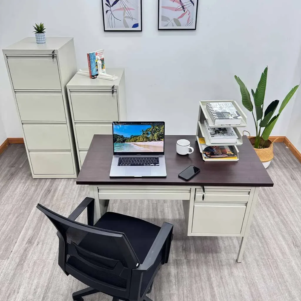 ARCHIVERO 3 GAVETAS BEIGE - 4