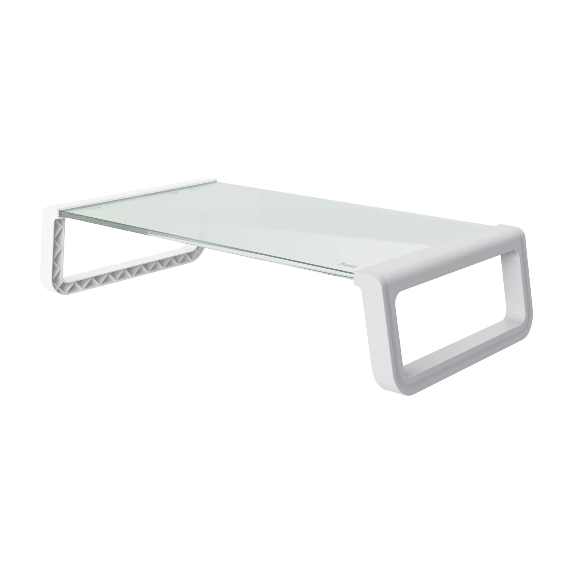 Trust monta soporte para monitor de cristal templado blanco - 25351 - 1