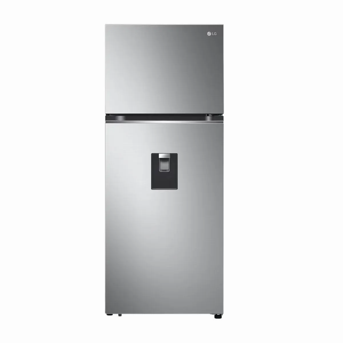 LG Refrigerador Top Freezer 14 pies color Plateado con dispensador de agua VT38WPP - 1