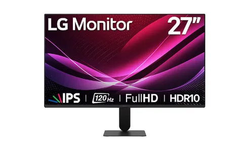 LG Monitor IPS Full HD de 27" con 120Hz y diseño sin bordes - 27U411B - 1