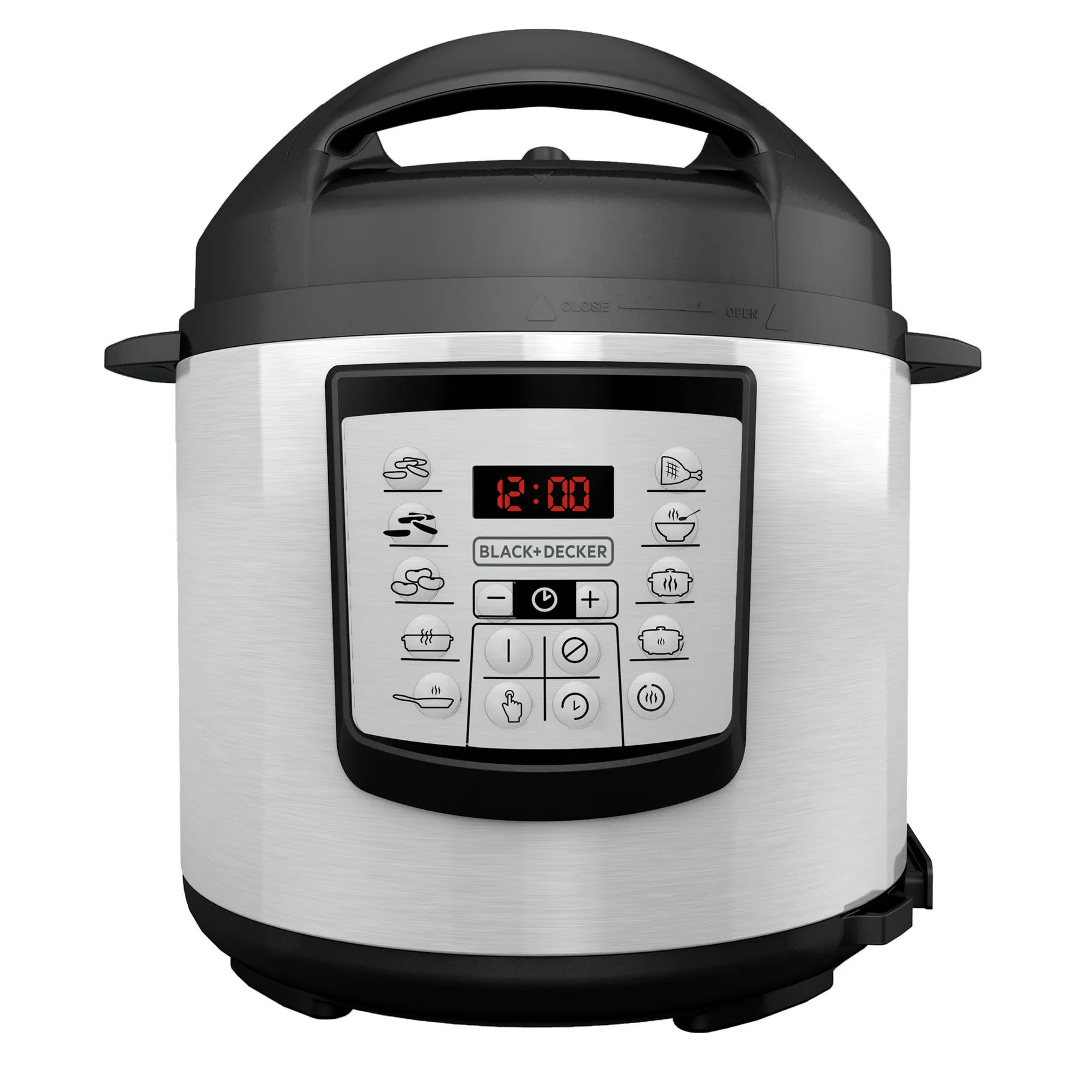 Black + Decker olla multi-usos digital  6l inox PR100SD - 1