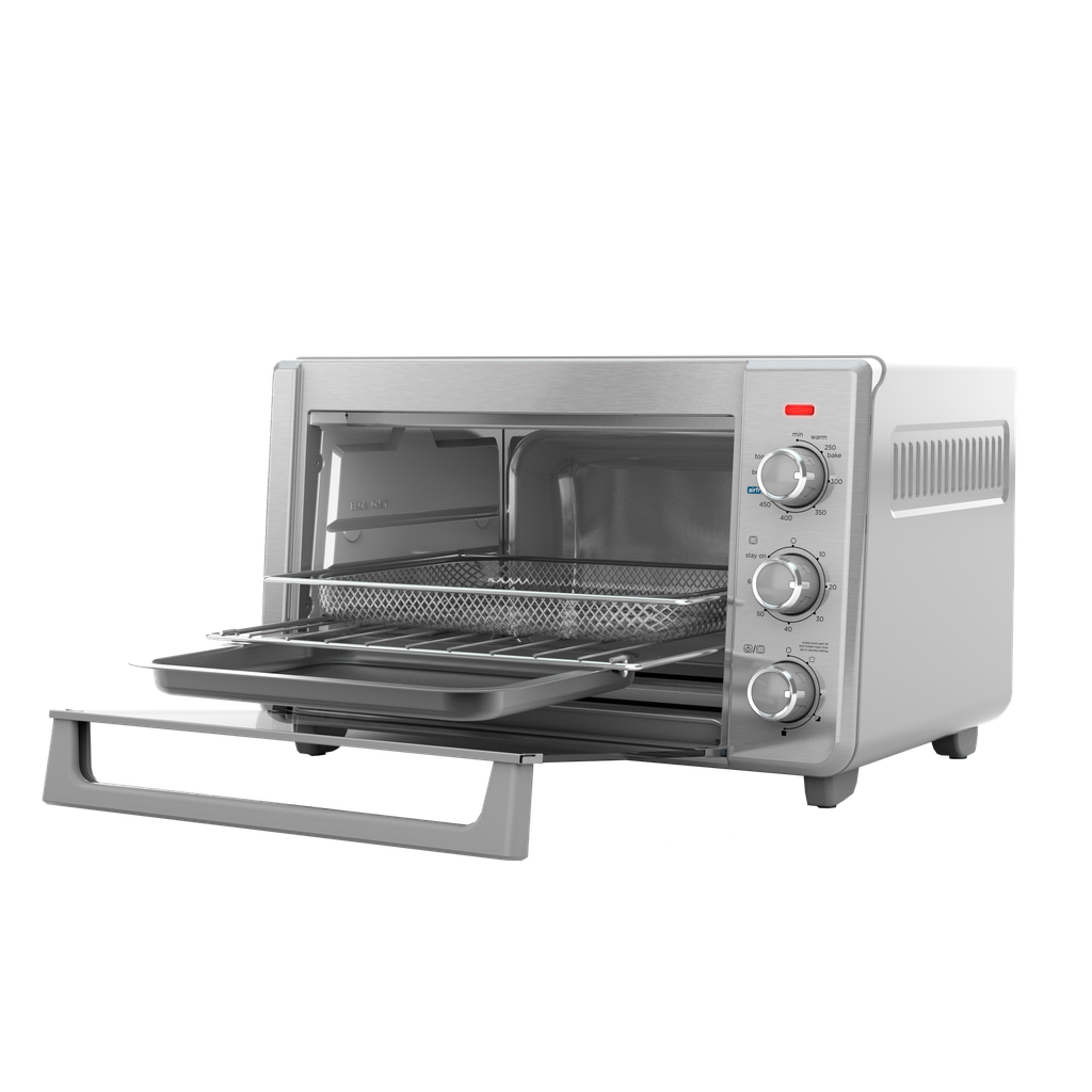 Black + Decker  horno con freidora de aire extra ancho 21.8l TO3217SS-LA