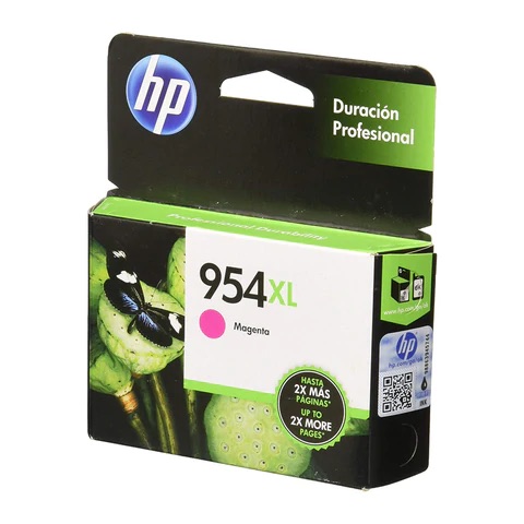 HP cartucho de tinta original 954Xl magenta L0S65Al