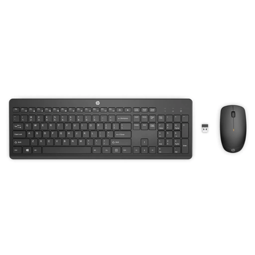 Hp Teclado y Mouse Inalambrico Negro 1Y4D0AA