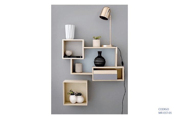 [MR-EST-05] Estantería de madera