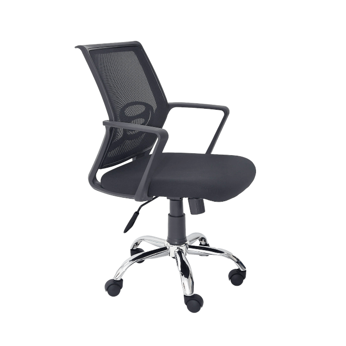 Silla de oficina Secretarial con brazo y soporte lumbar