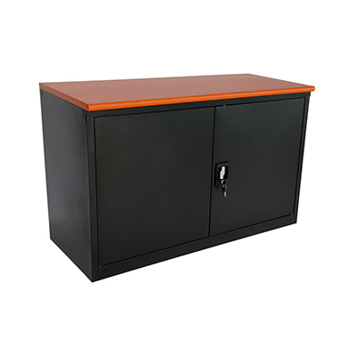 Credenza metálica de dos puertas