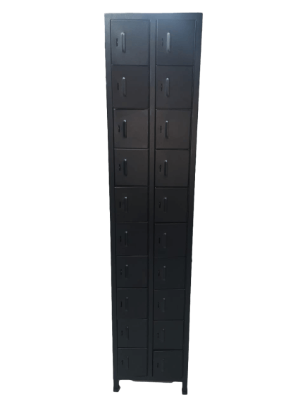 [DM-LK-23] Locker metálico para celulares de 20 compartimientos con aldabas para candado