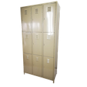 Locker metálico de 9 puertas o espacios, fabricación nacional