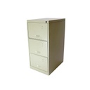 Archivero metal 3 gavetas beige