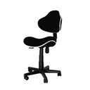 Silla de oficina Secretarial en malla color negra