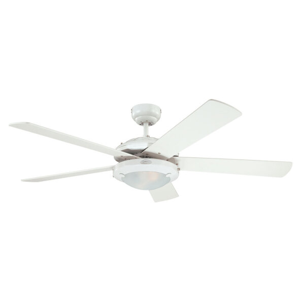 VENTILADOR COMET BLANCO 5 ASP. 52" 2L E27 WESTINGHOUSE