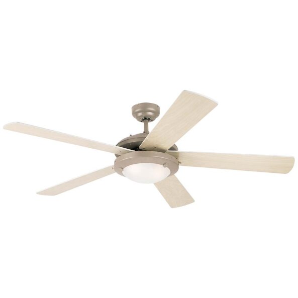 VENTILADOR COMET PEWTER CEPILLADO 5 ASP. 52" 2L E27 WESTINGHOUSE