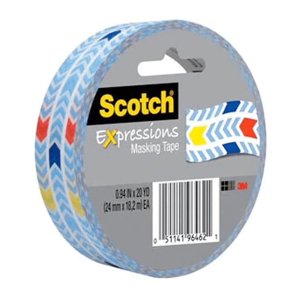 3M masking expressions  flechas colores 24mm x 18 8m 70005190429