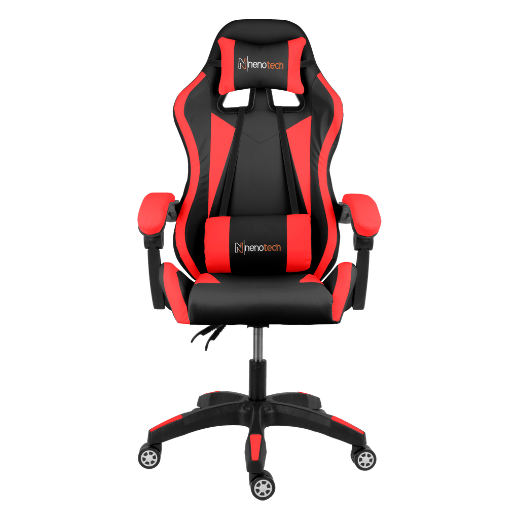 Nenotech silla gaming max negro/rojo 220LB,90-135G,GL2 -A62535