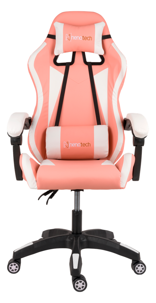 Nenotech silla gaming max rosado / blanco 220LB,90-135G,GL2-A70784