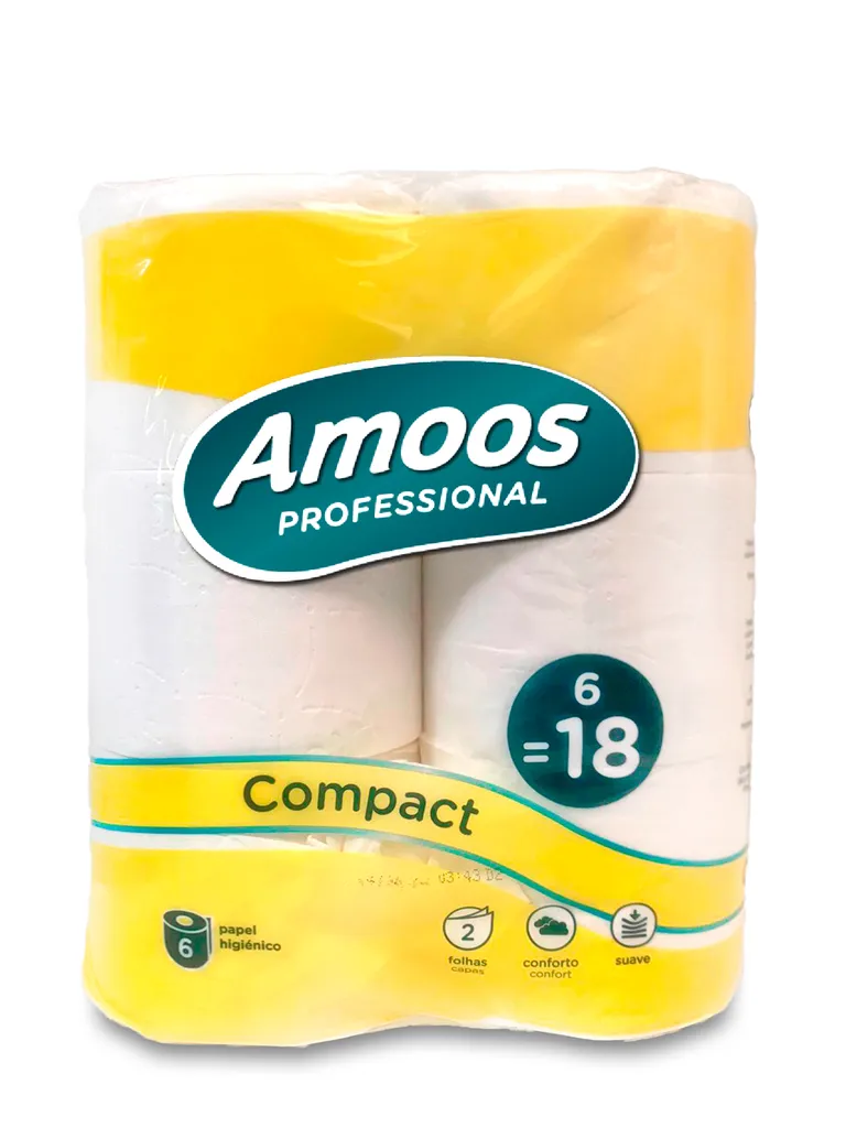 Amoos papel higienico decorado 6 rollos paq x 7delicate 165 hjs 3 capas (20mtrs) - H632075