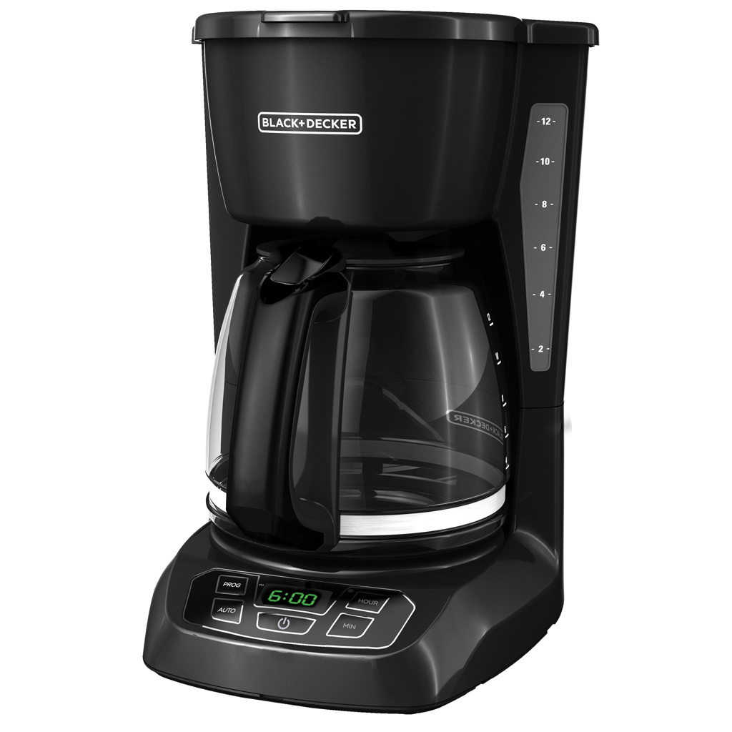 Black + Decker cafetera 12 tazas negra digital CM1105B