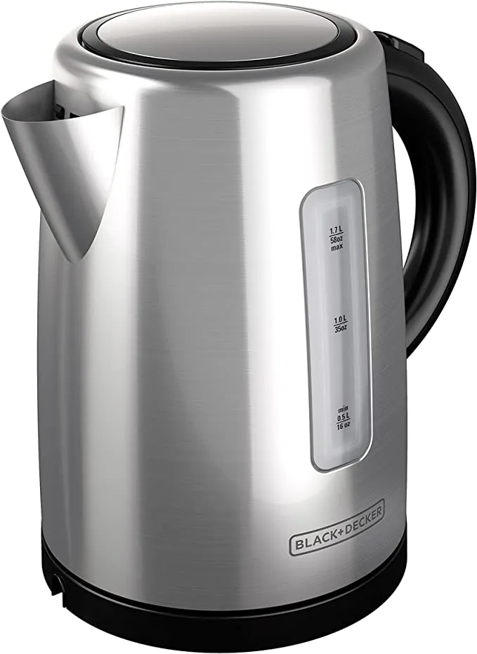 Black + Decker hervidor 1.7L inox alambrico KE2000SD