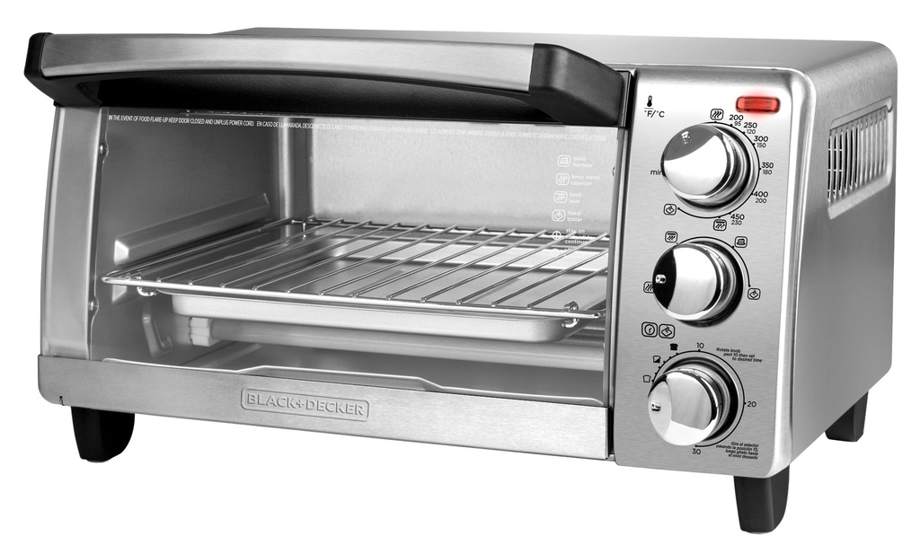 Black + Decker horno 4 rebanadas inox  TO1760SS-LA