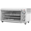 Black + Decker Horno con Freidora de Aire 8 rebanadas inox TO3265xSS-LA