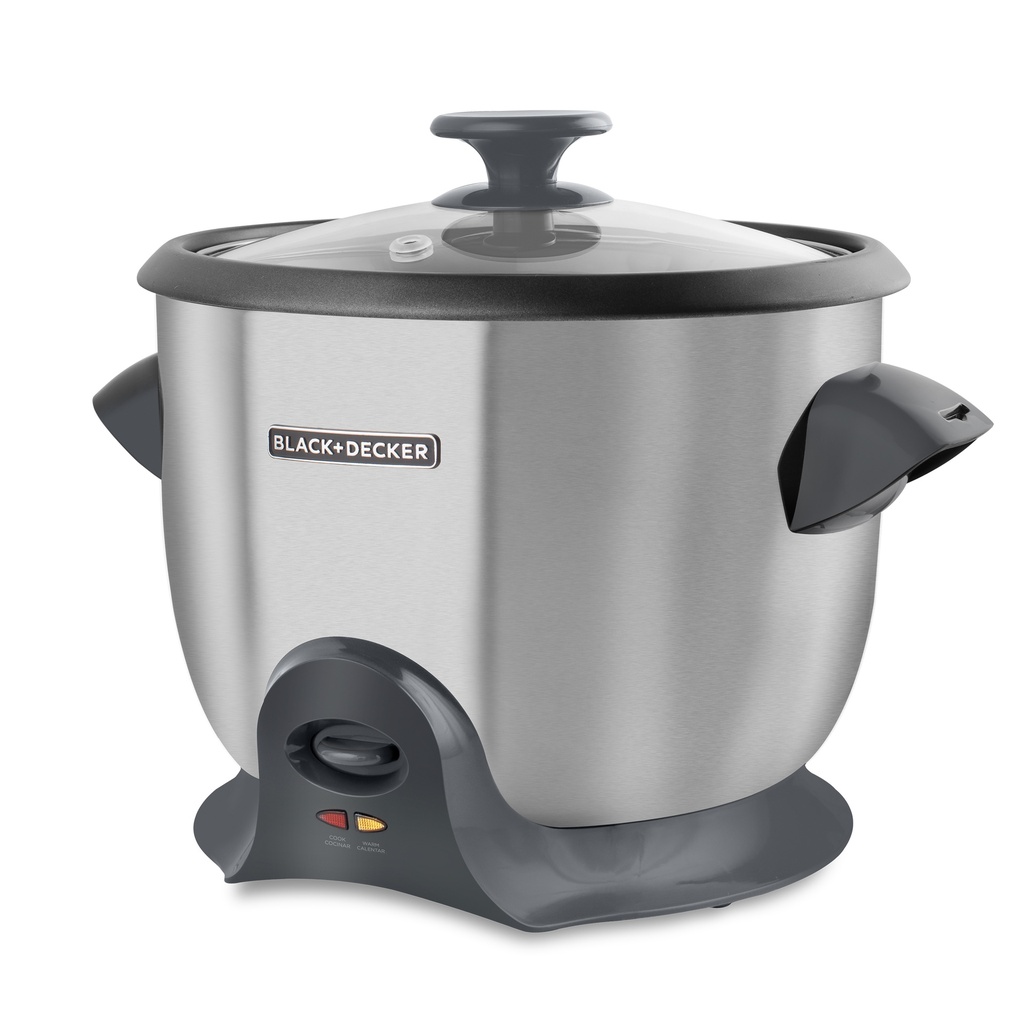 Black + Decker olla arrocera 20 tz cocidas inox RC620SS