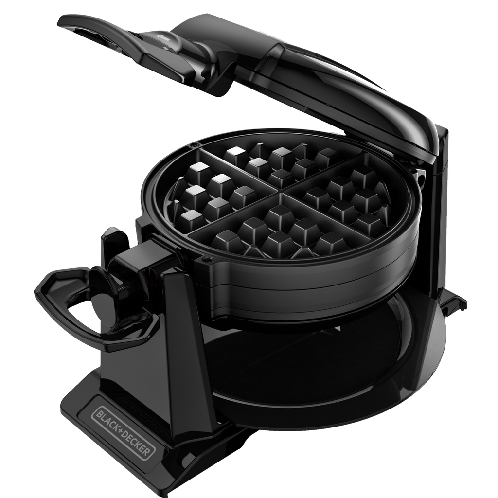 [DTF-BD00224] Black + Decker wafflera estilo belga giratoria negra WMD2000B