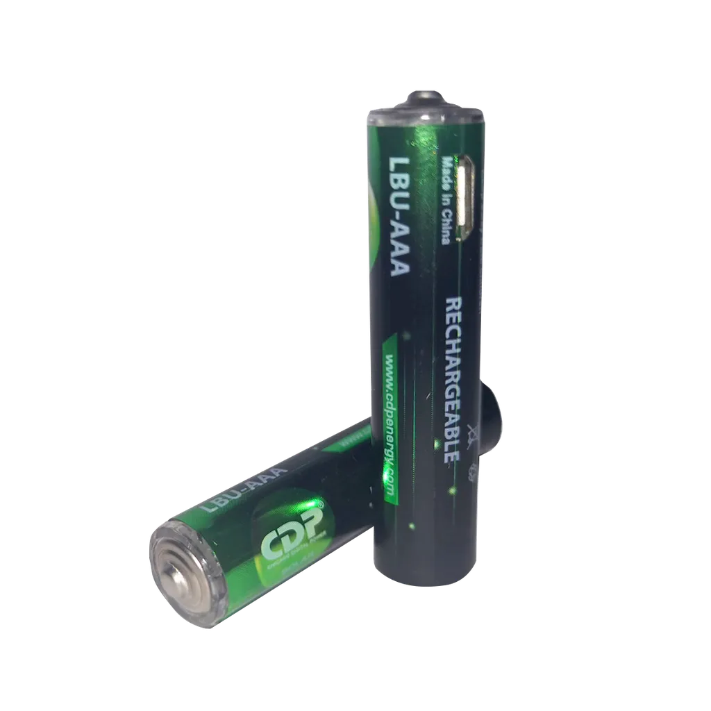 [DTF-CD00113] CDP bateria recargable AAA blister de 2 unidades usb lbu-AAA