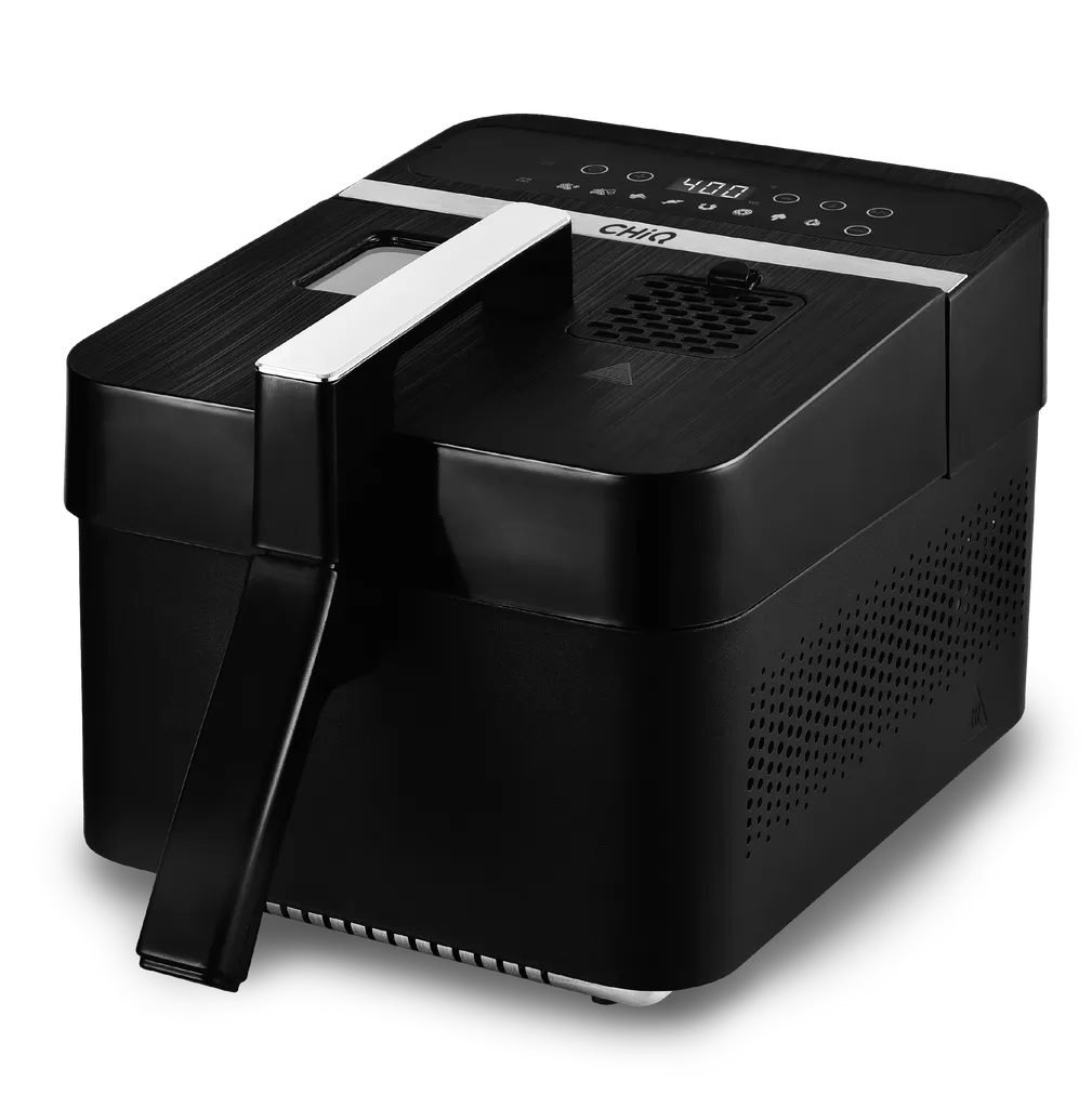 CHIQ freidora aire 3.5 litros y aceite 1.8 litros duo touch negra CQXAO03G1T1B