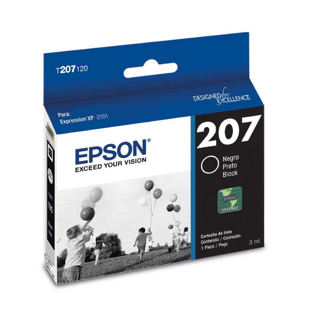 Epson cartucho207 black Ink XP-2101    T207120-AL