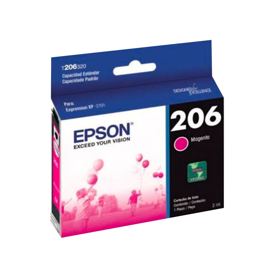 Epson cartucho T206320-AL 206 magenta xpression XP-2101