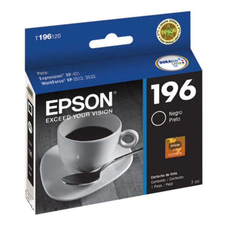 Epson cartucho negro  para XP-401/workforce WF2512/WF2532   T196120-AL